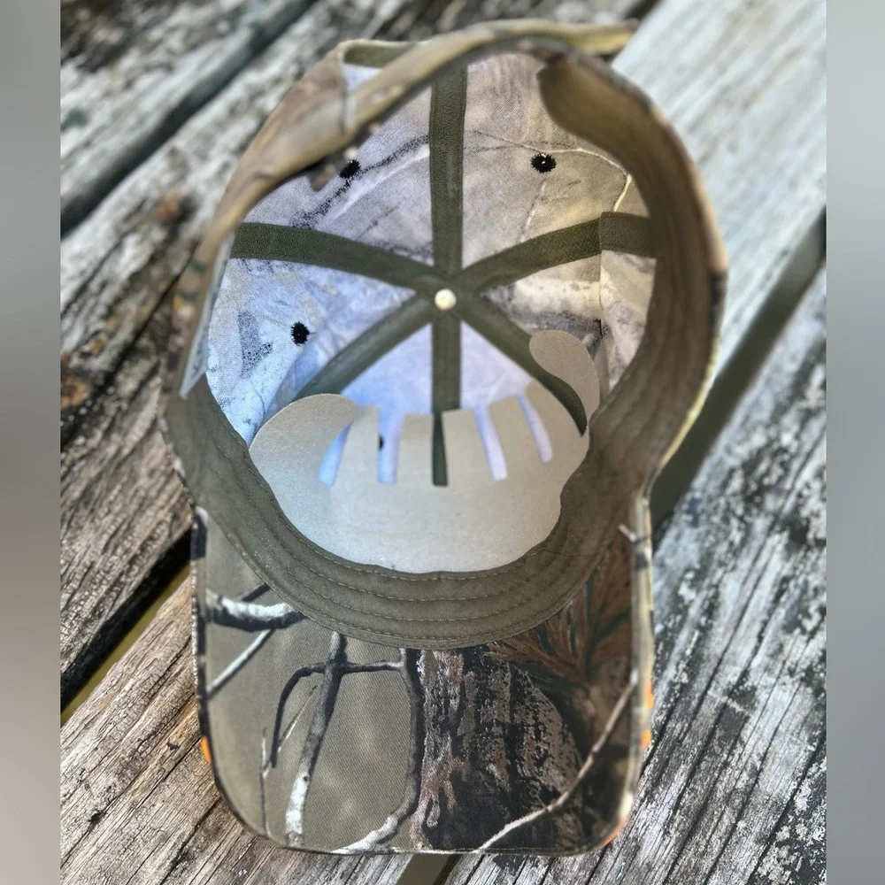 New Baldwin Filters Camouflage & Orange Adjustable Baseball Hat Cap